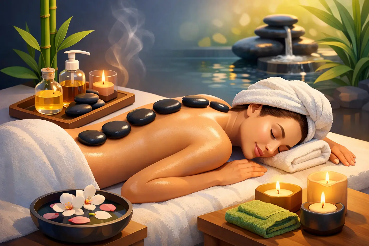 Hot Stone Massage Stress Relief That Lasts